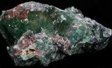 Green Fluorite & Druzy Quartz - Colorado #33362-1